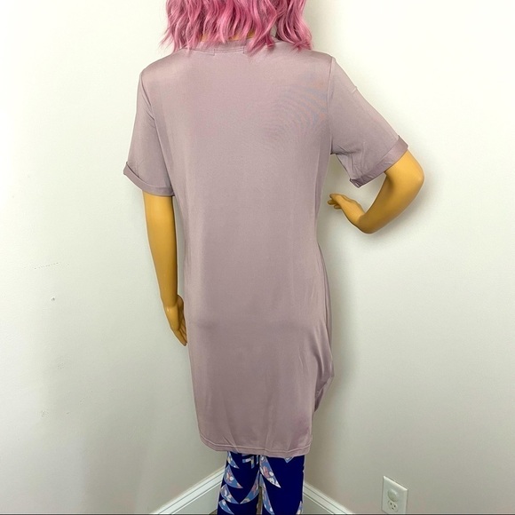 SHEIN Mauve V-Neck Tunic Top  Size: Small - Picture 6 of 12
